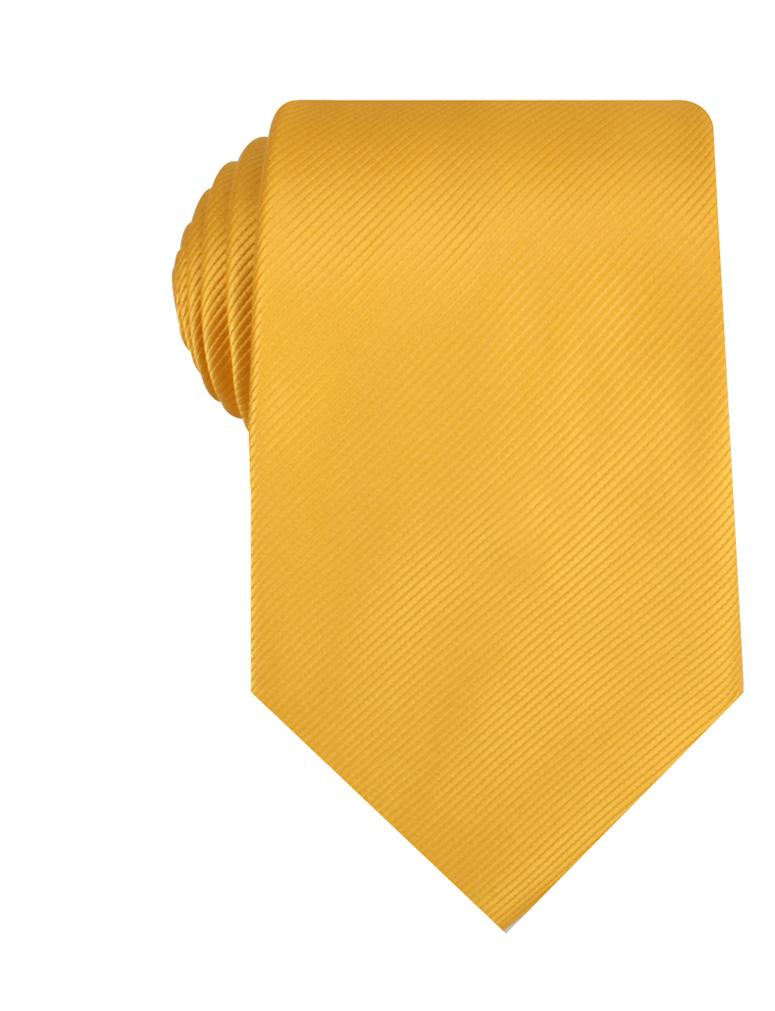 Honey Gold Yellow Twill Necktie