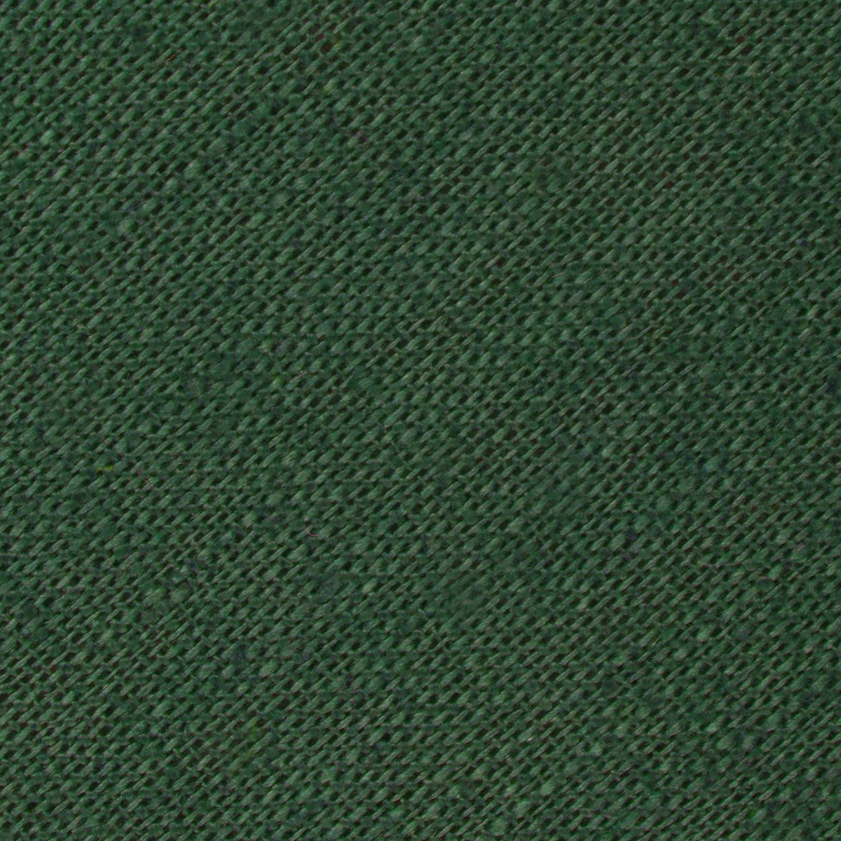 Hunter Green Slub Linen Fabric Pocket Square