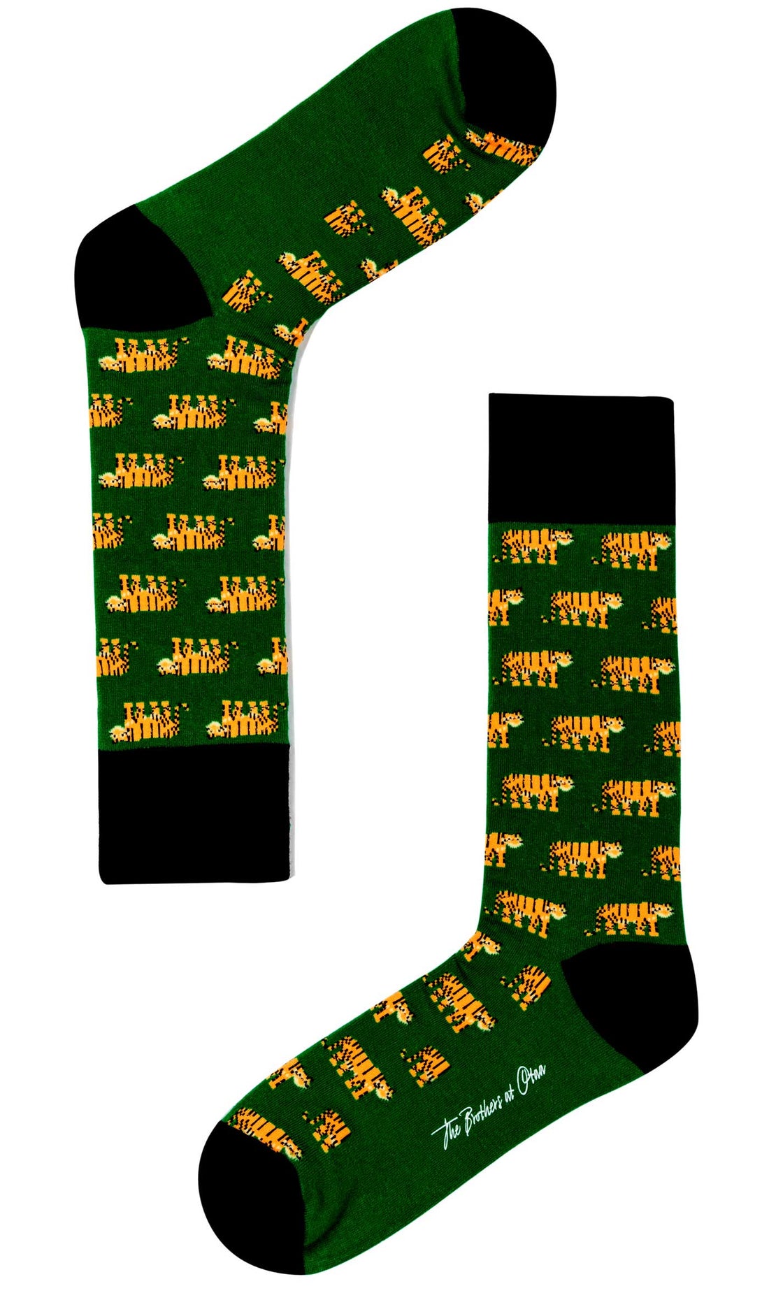 Hunting Tiger Green Socks