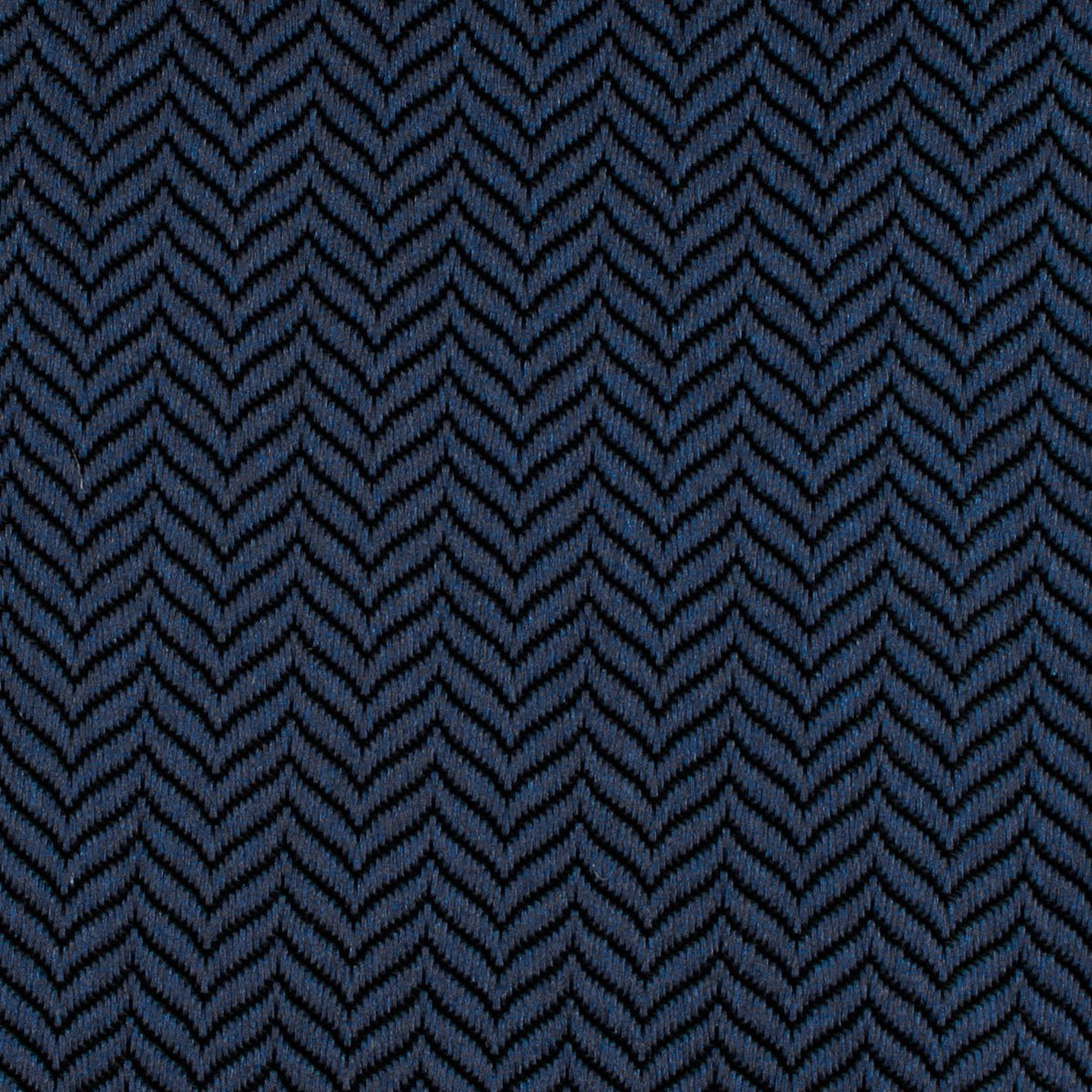 Indigo Blue Herringbone Bow Tie Fabric