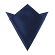 Indigo Navy Honeycomb Pocket Square