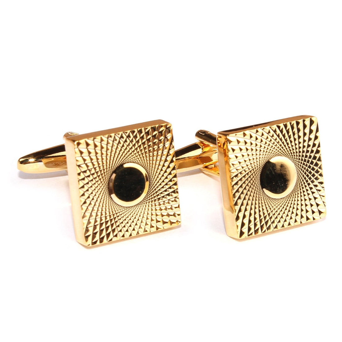 James Bond Gold Cufflinks Front OTAA