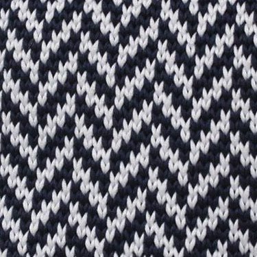 Django Herringbone Knitted Tie Fabric