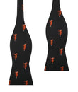 Japanese Ezo Red Fox Self Bow Tie