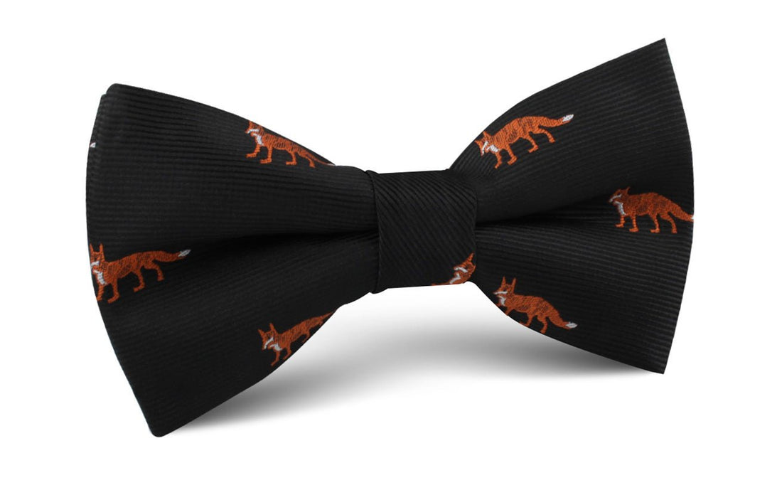 Japanese Ezo Red Fox Bow Tie