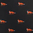 Japanese Ezo Red Fox Bow Tie Fabric