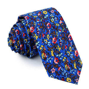 Jardin Majorelle Floral Skinny Tie