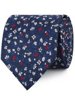 Jardin des Tuileries Navy Floral Neckties