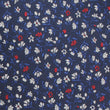 Jardin des Tuileries Navy Floral Self Bow Tie Fabric