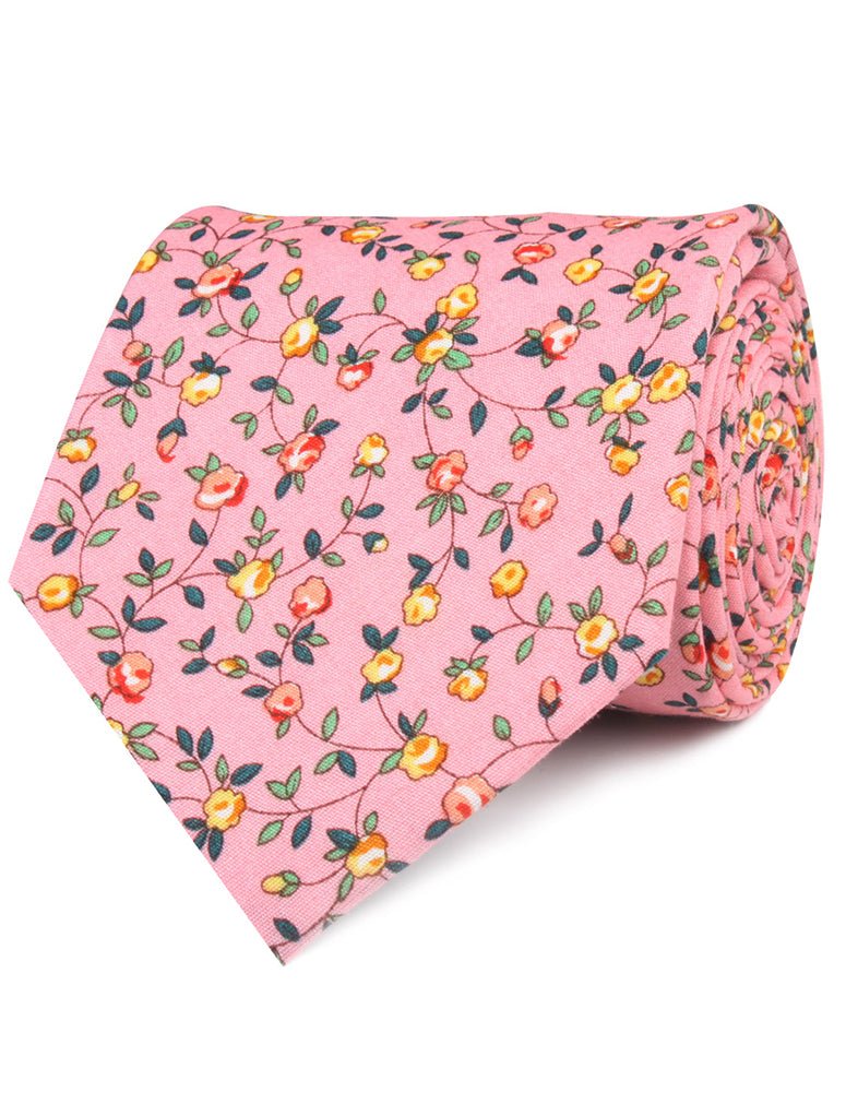 Je Suis Malade Floral Neckties