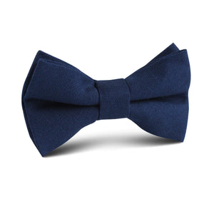 Jeune Fille Endormie Navy Linen Kids Bow Tie