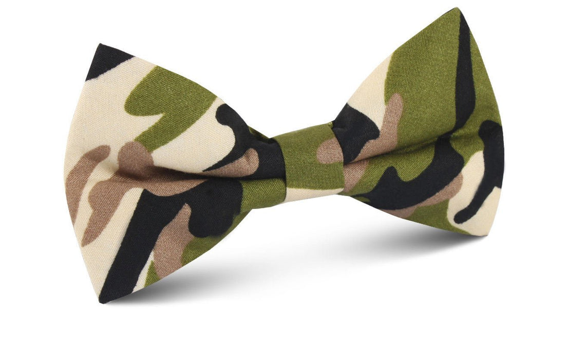 Jungle Green Camo Bow Tie