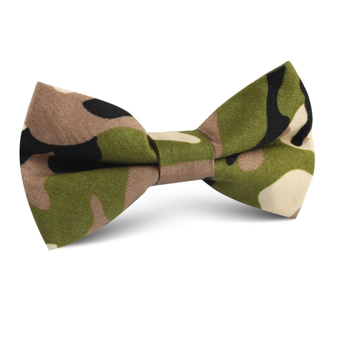 Jungle Green Camo Kids Bow Tie