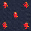 Juno The Seahorse Pocket Square Fabric