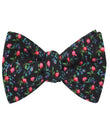 Kenrokuen Japanese Flower Self Tie Bow Tie