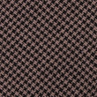 Khaki Black Houndstooth Blend Fabric Pocket Square