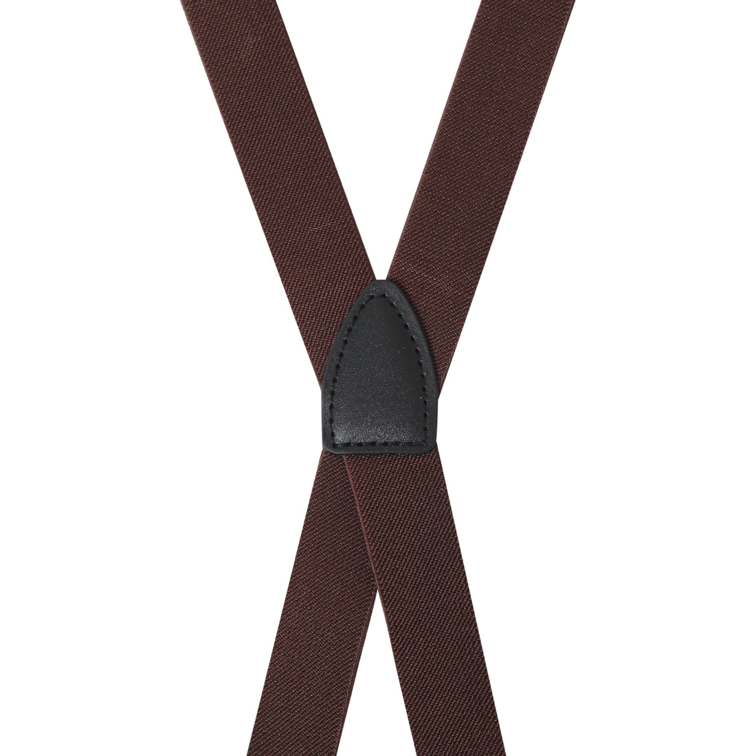 Kids Brown Suspender Braces Back