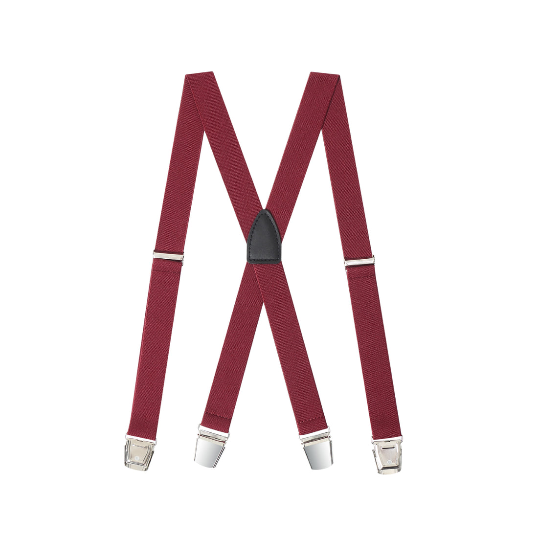 Kids Burgundy Suspender Braces