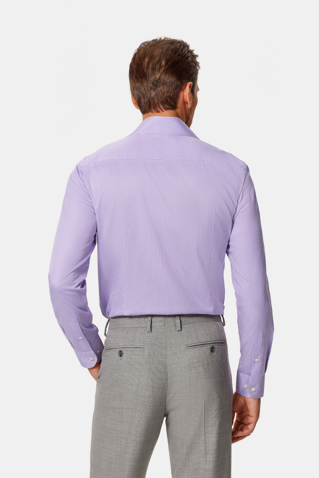 Kimball Purple Twill Non-Iron Shirt