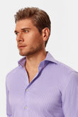 Kimball Purple Twill Non-Iron Shirt