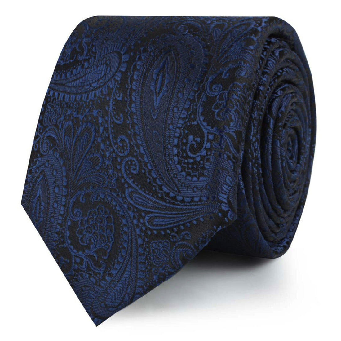 Kings Sapphires Navy Blue Skinny Ties