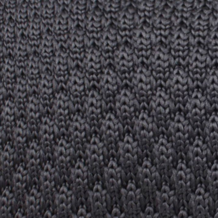 Kingston Grey Knitted Tie Fabric