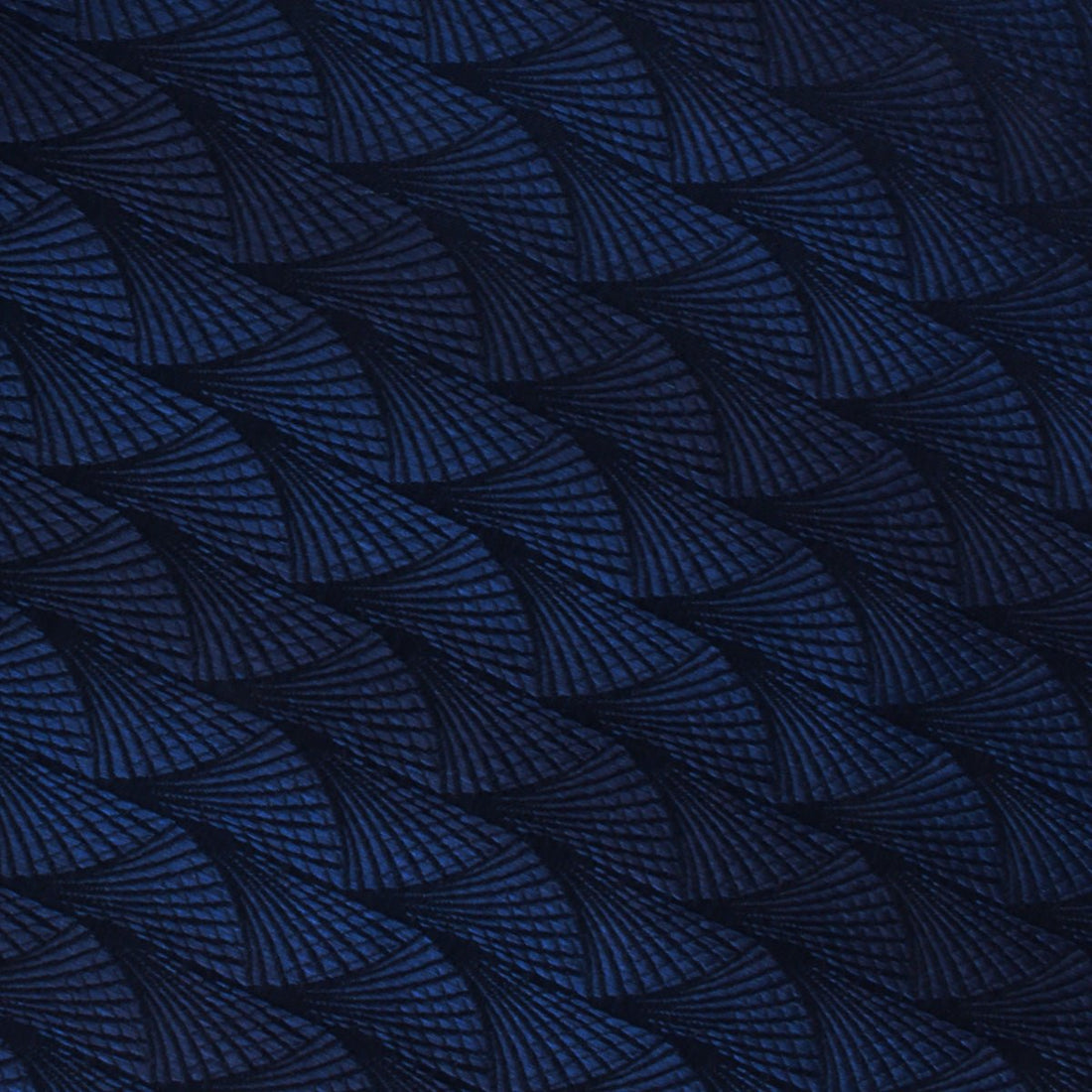 Kiso Valley Navy Blue Skinny Tie Fabric