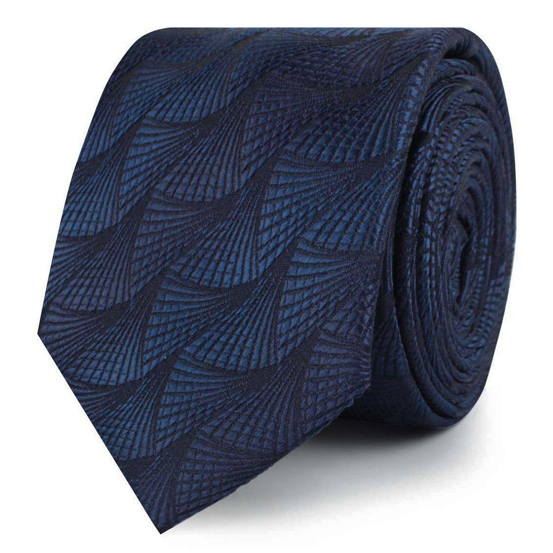 Kiso Valley Navy Blue Skinny Ties