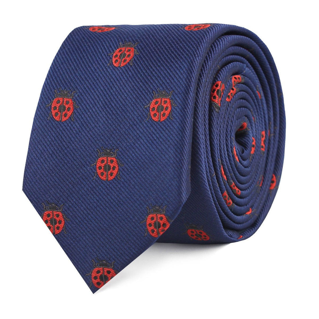 Ladybird Beetle Slim Tie