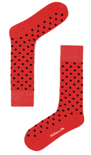 Lava Dot Socks