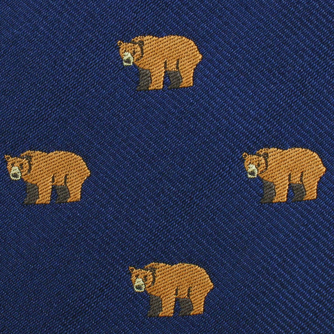 Lazy Bear Fabric Self Diamond Bowtie