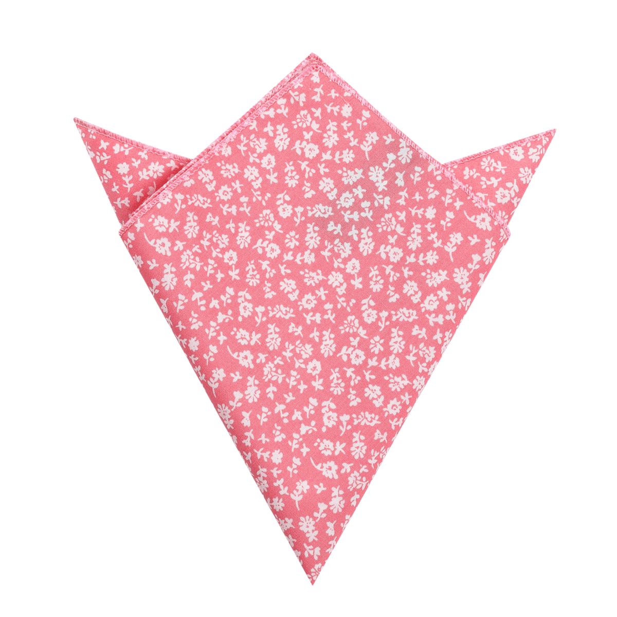 Le Marais Pink Floral Pocket Square