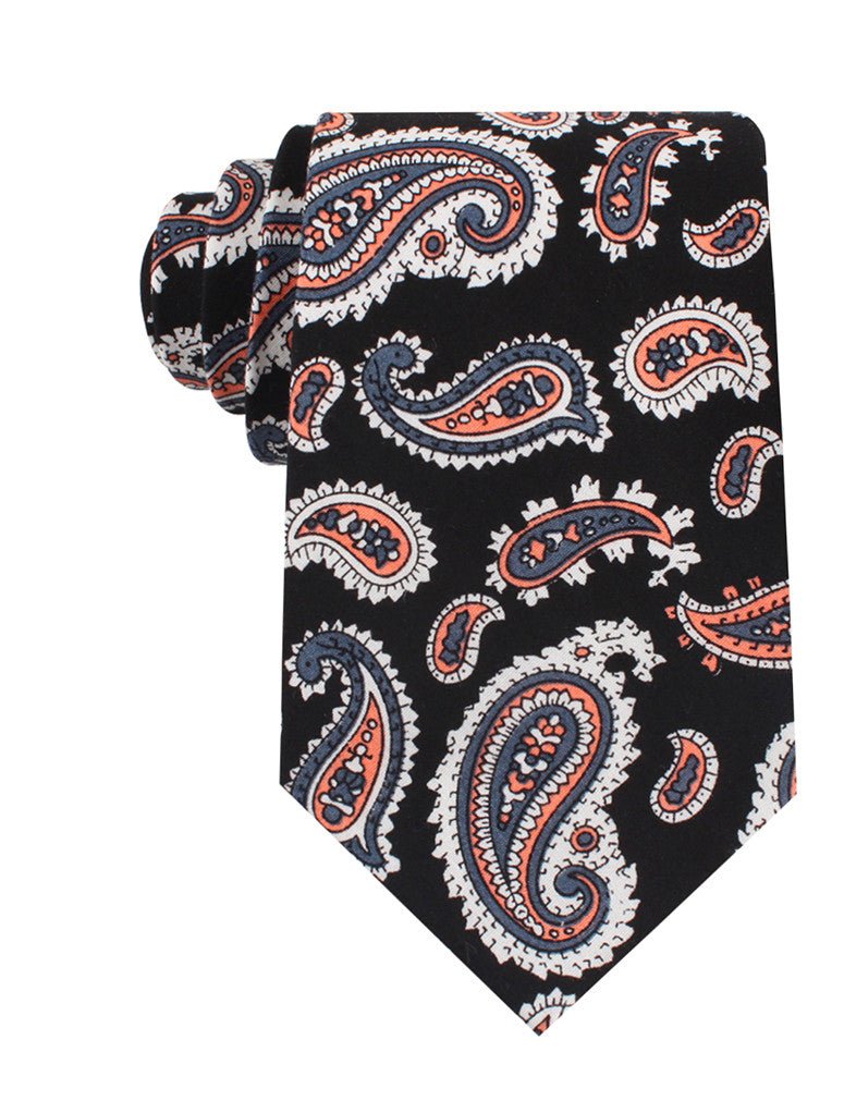 Levanzo Coral Paisley Tie