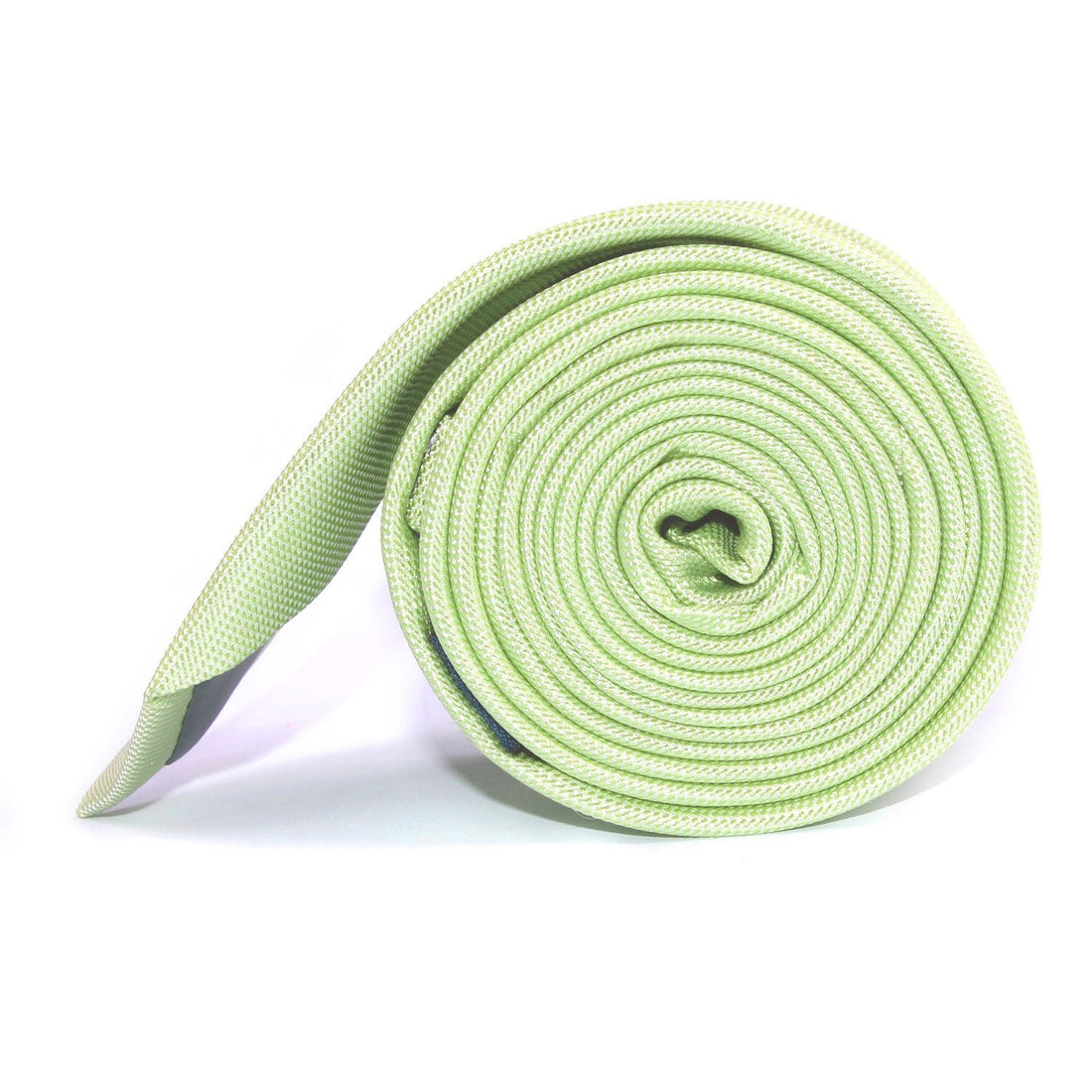 Light Mint Pistachio Green Necktie Side roll