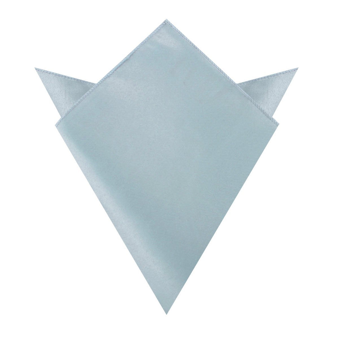 Light Silver Sage Satin Pocket Square