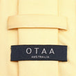 Light Yellow Skinny Tie OTAA Australia