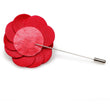 Lipstick Velvet Mens Lapel Flower