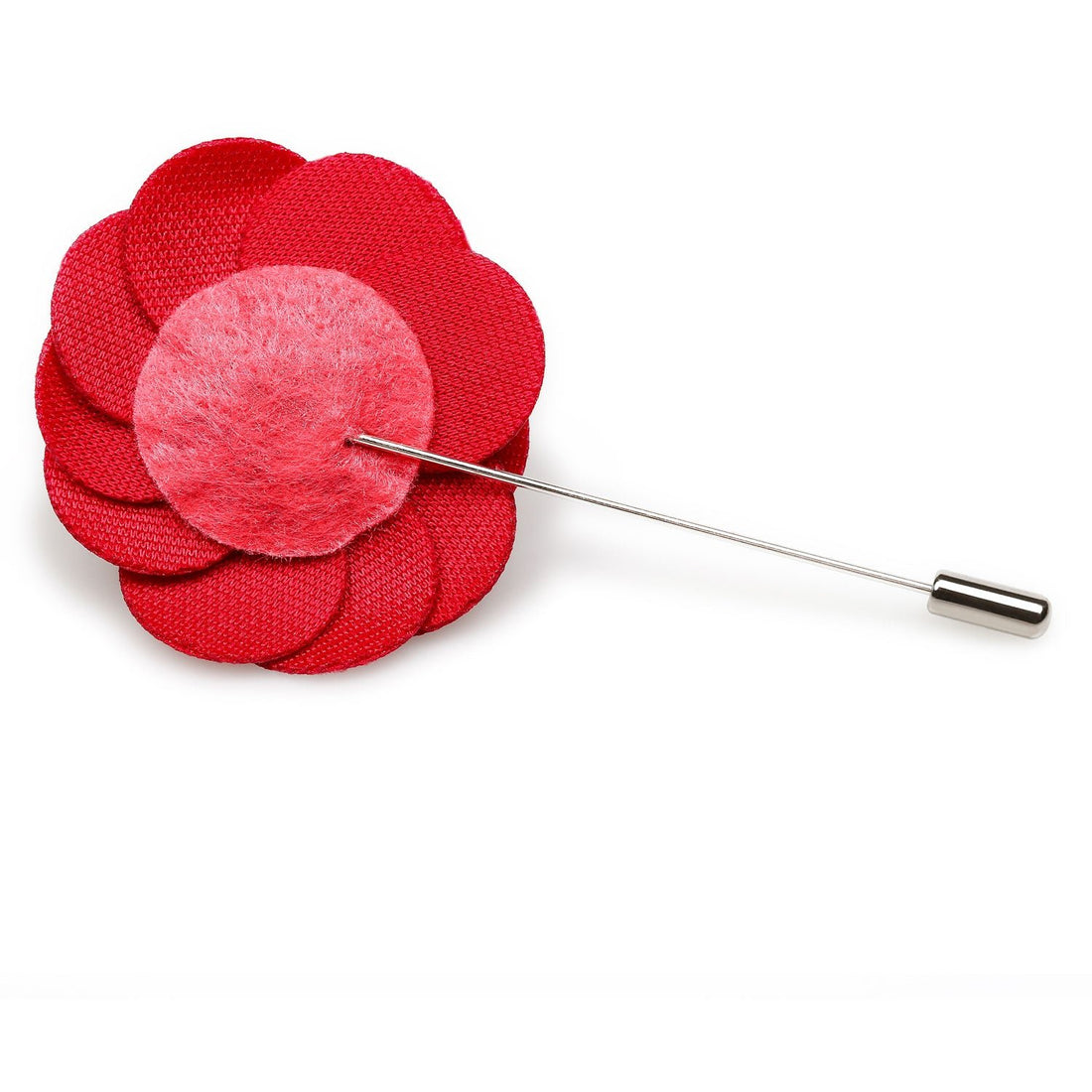 Lipstick Velvet Mens Lapel Flower