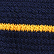 Luxor Navy and Yellow Knitted Tie Fabric