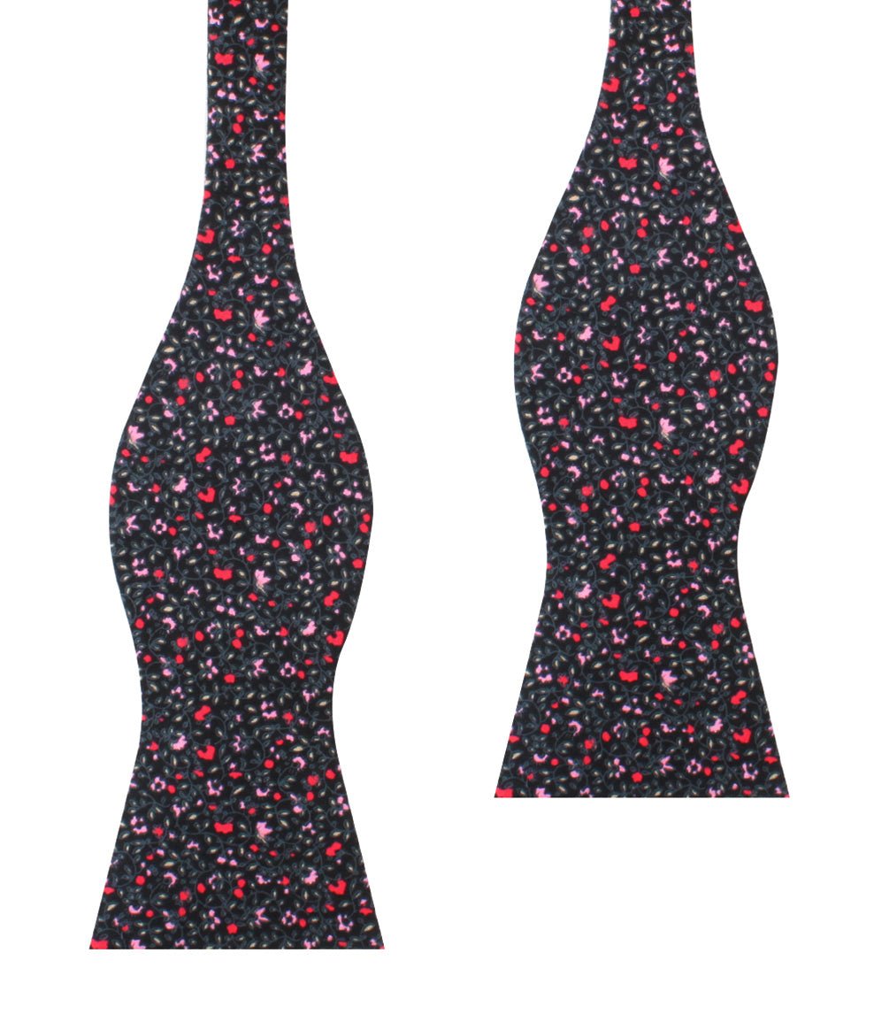 Macau Floral Self Bow Tie