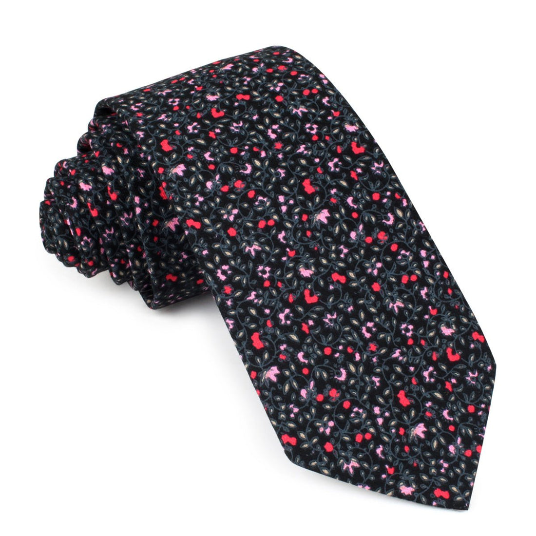 Macau Floral Skinny Tie