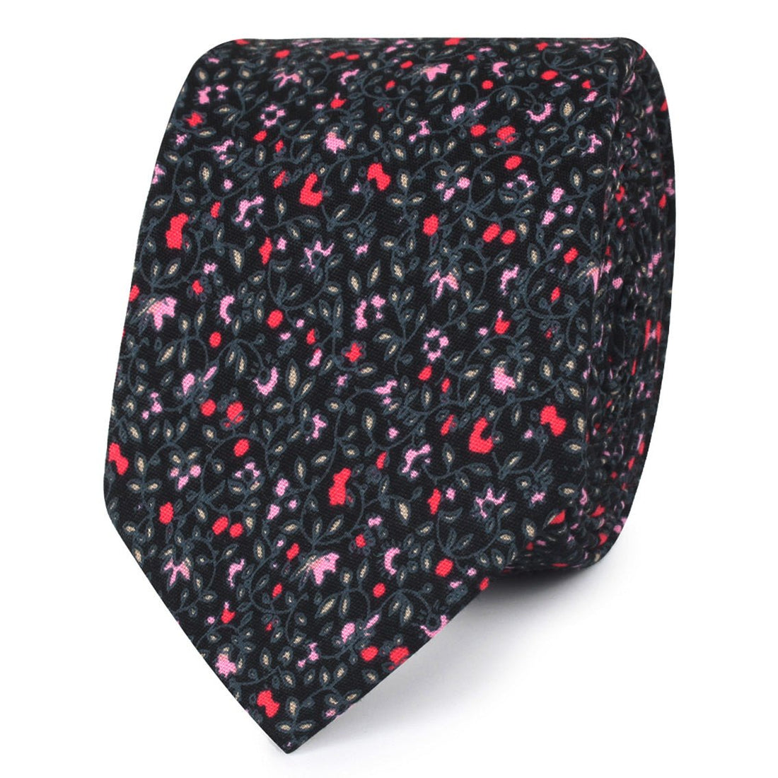 Macau Floral Skinny Ties