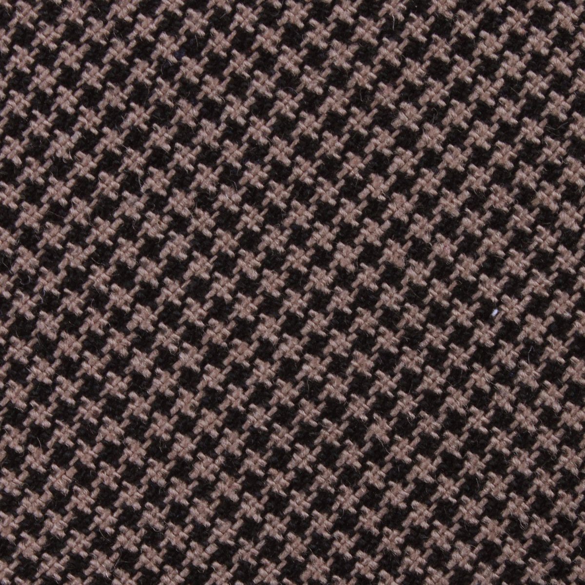 Madrid Brown Houndstooth Fabric Kids Bowtie