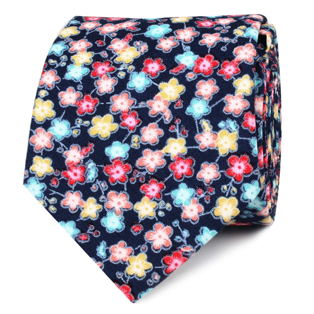 Manama Flower Skinny Ties