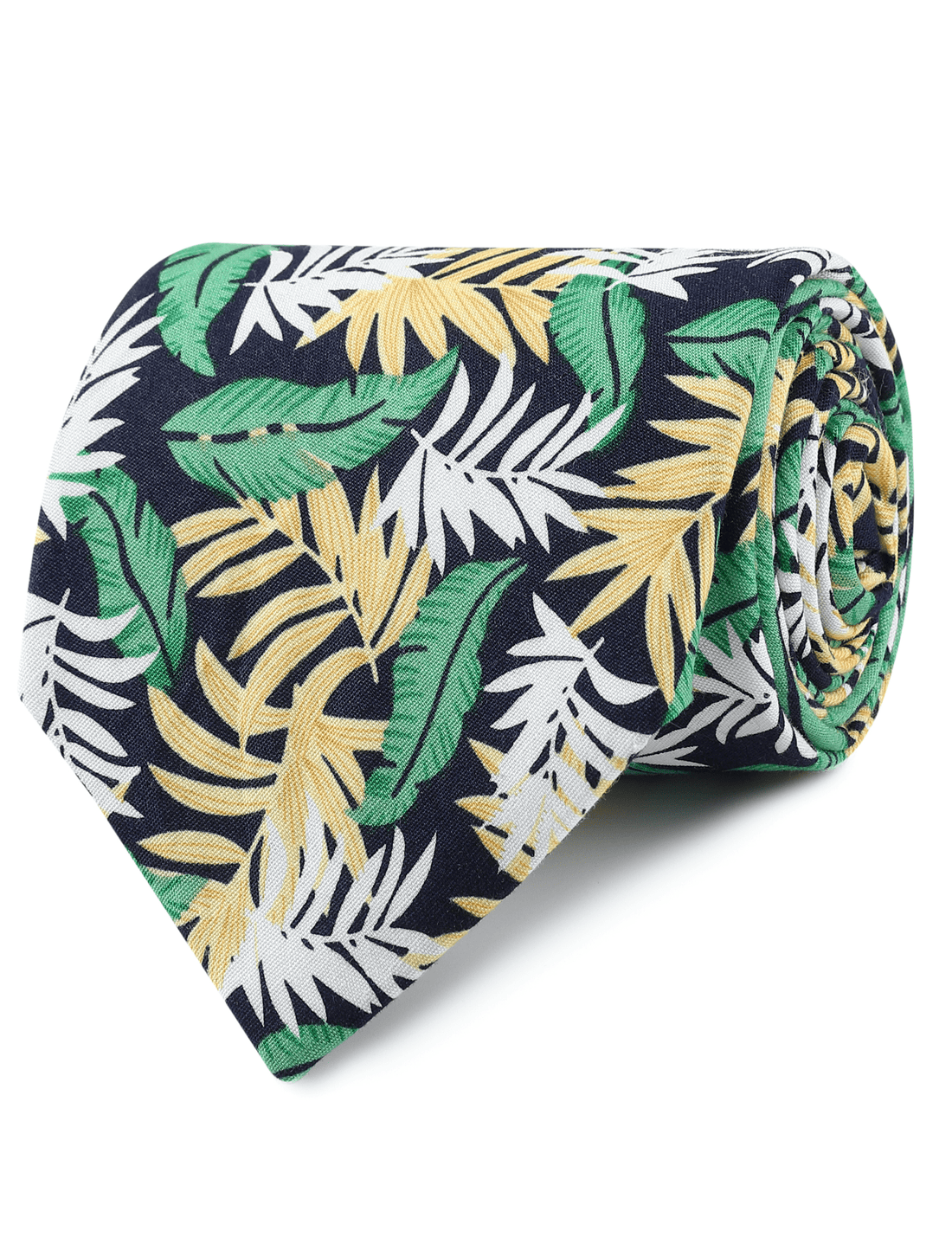 Mandalay Green Palm Necktie 2