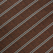 Manhattan Brown Bronze Striped Self Bow Tie Fabric