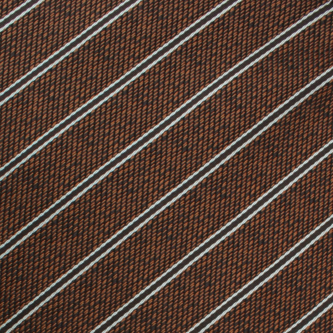 Manhattan Brown Bronze Striped Self Bow Tie Fabric