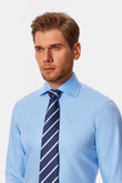 Mannheim Blue Stripe Dobby Non-Iron Shirt