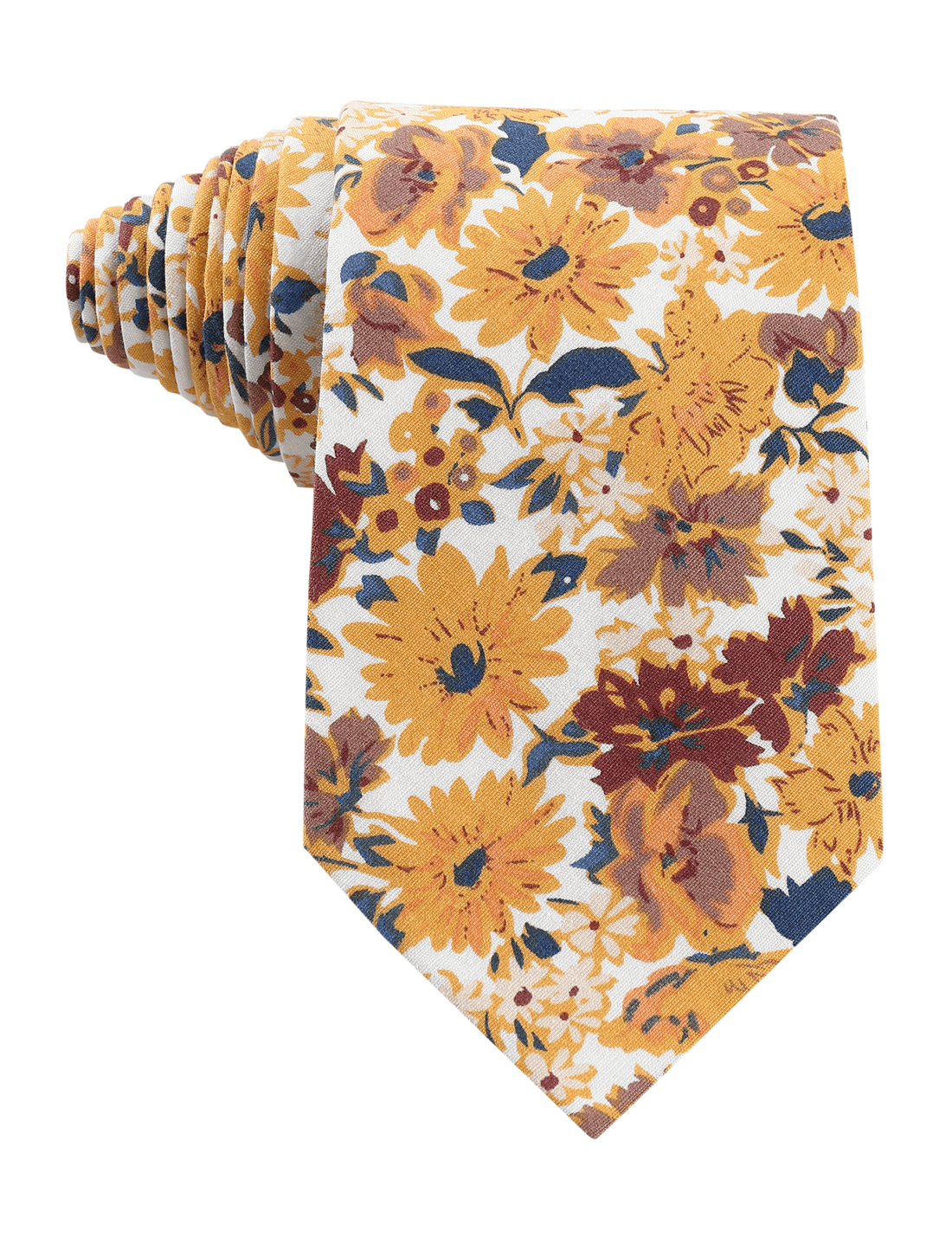 Marigold Meadow Floral Tie