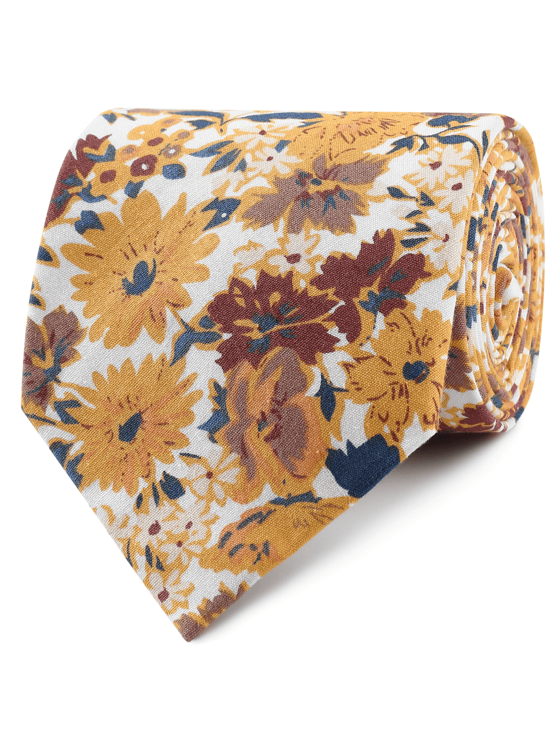 Marigold Meadow Floral Tie